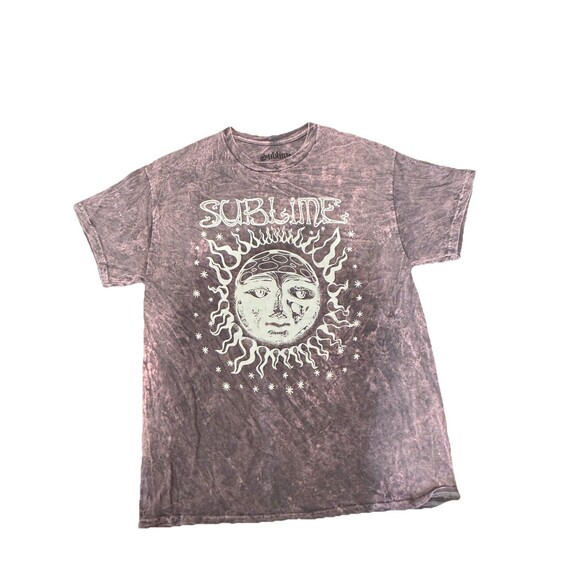 Sublime 40oz of Freedom Sun Logo 90s Music Rock T-Shirt Large Tie-Dye NEW - Picture 1 of 3